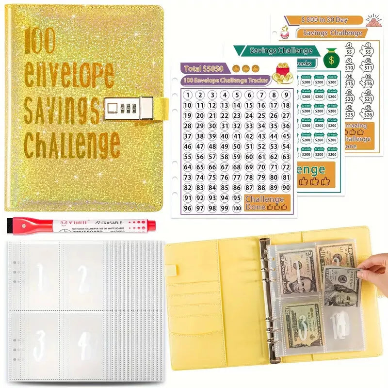 Envelope Cash Stuffing Challenges Variety Sets