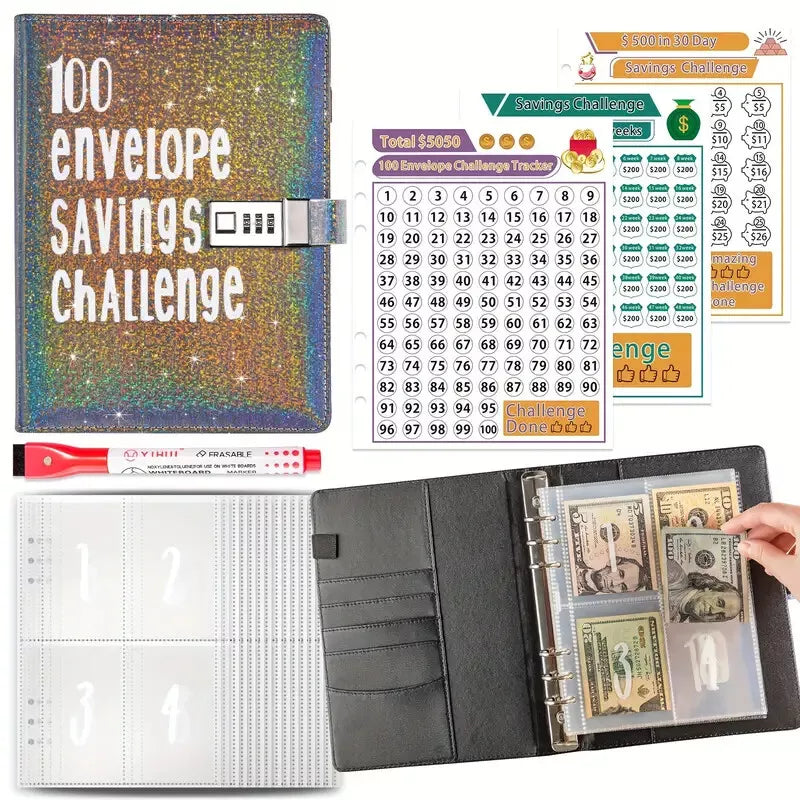 Envelope Cash Stuffing Challenges Variety Sets