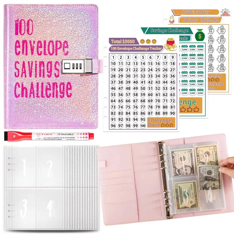 Envelope Cash Stuffing Challenges Variety Sets