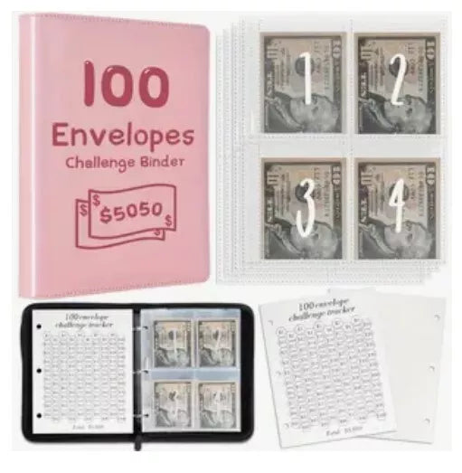 Envelope Cash Stuffing Challenges Variety Sets