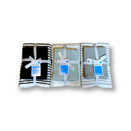 Room Essentials 3pk Dishcloth & Barmop Set