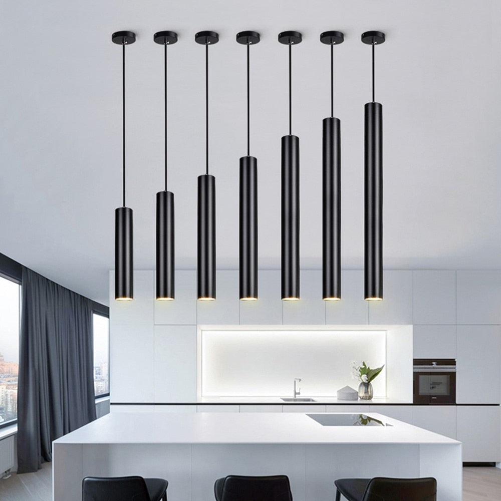 Dimmable LED Long Pendant Light