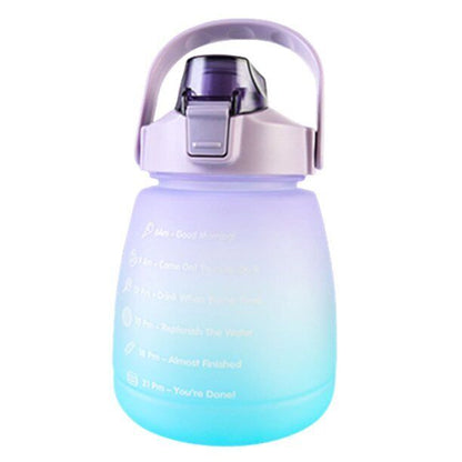 40oz Water Bottle w/ Reusable Straw