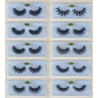 Mixed Sets of False Lashes [Set of 10]