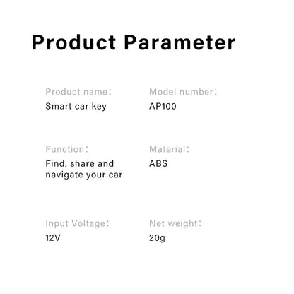 Rastreador GPS universal para automóviles en la aplicación "Find My" de iPhone