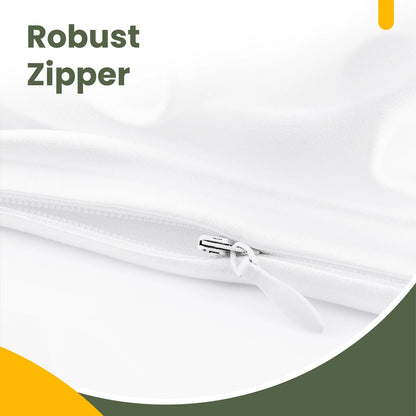4pk 100% Waterproof Pillow Protector w/ Zipper