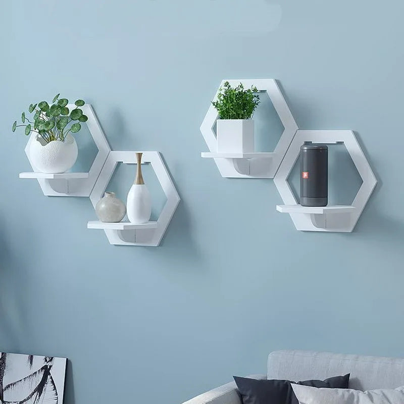 Estante de pared simple para macetas