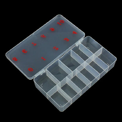 1 pieza caja de almacenamiento para puntas de uñas