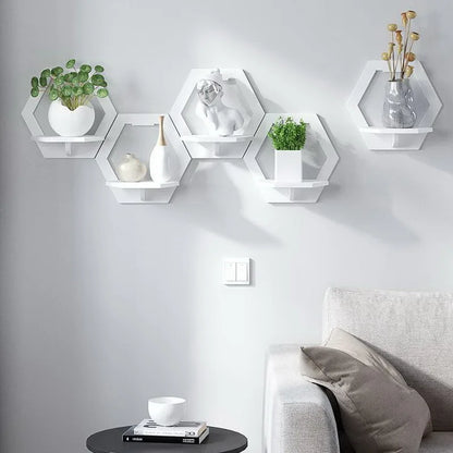 Estante de pared simple para macetas