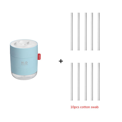 Large Capacity (17.5 fl oz) Ultrasonic Air Humidifier w/ Lamp