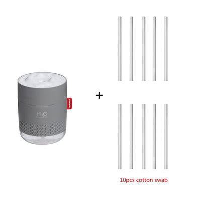 Large Capacity (17.5 fl oz) Ultrasonic Air Humidifier w/ Lamp
