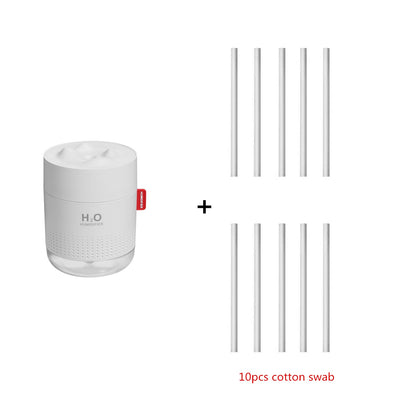 Large Capacity (17.5 fl oz) Ultrasonic Air Humidifier w/ Lamp