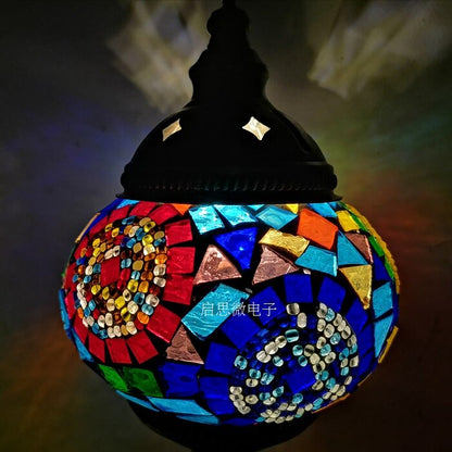 Lámparas artesanales de mosaico (Estilo 2)