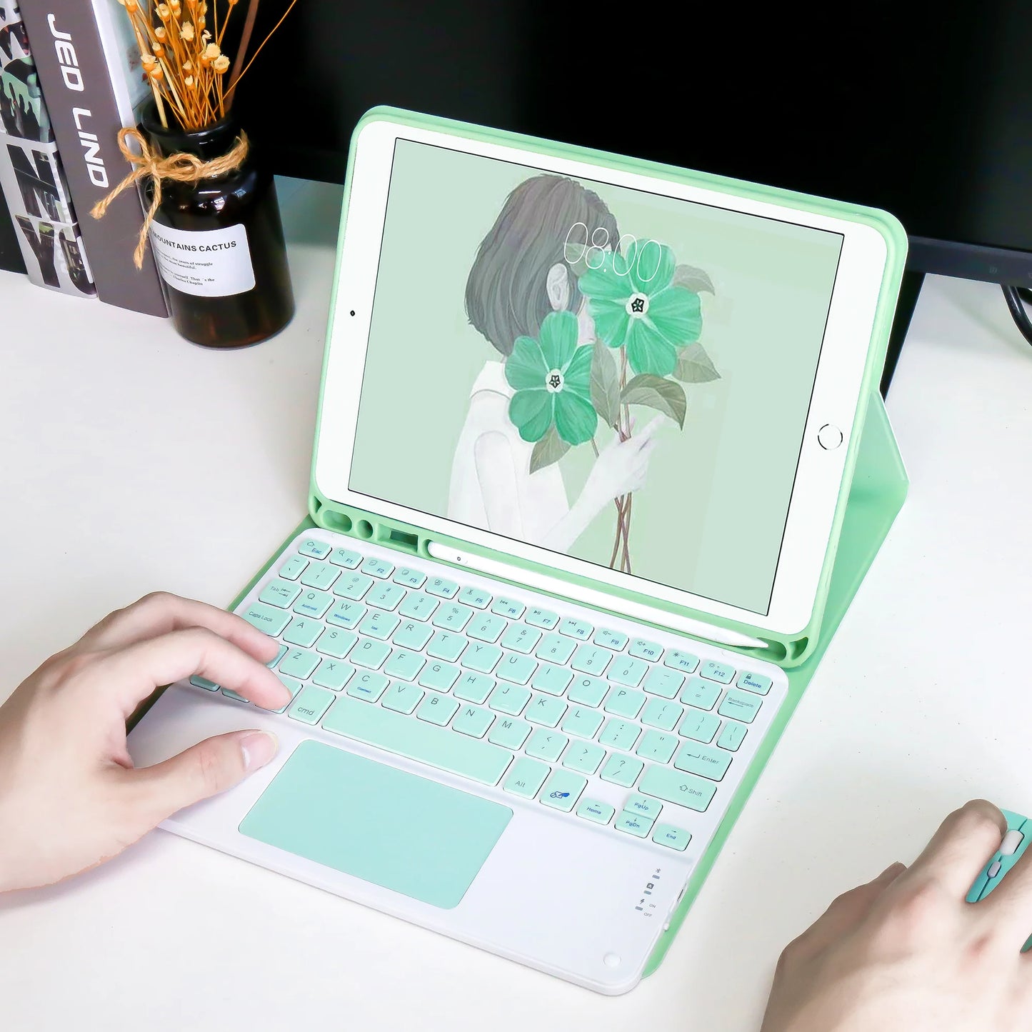 Juego de teclado y mouse mágico inalámbrico