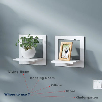 Estante de pared simple para macetas