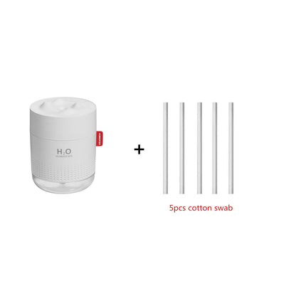 Large Capacity (17.5 fl oz) Ultrasonic Air Humidifier w/ Lamp