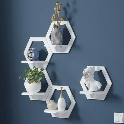 Estante de pared simple para macetas