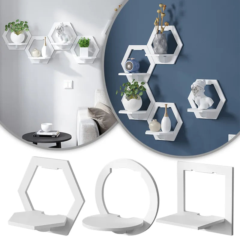 Estante de pared simple para macetas