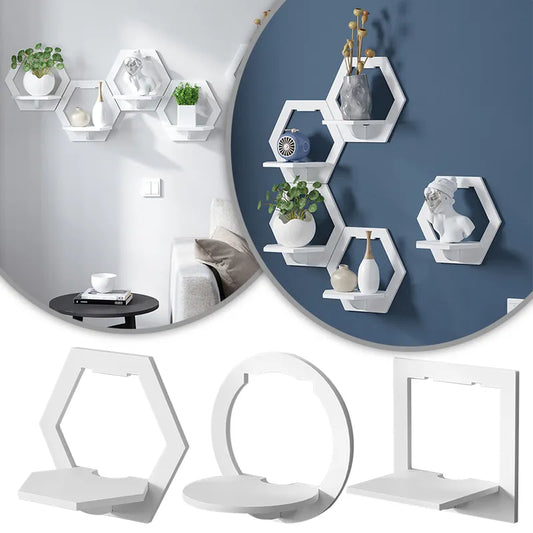Estante de pared simple para macetas
