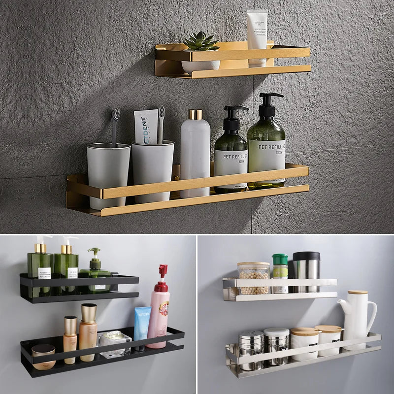 Estante flotante de madera