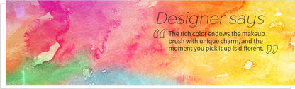 Colorful Makeup Brushes Set