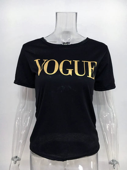 Camiseta informal de verano para mujer 