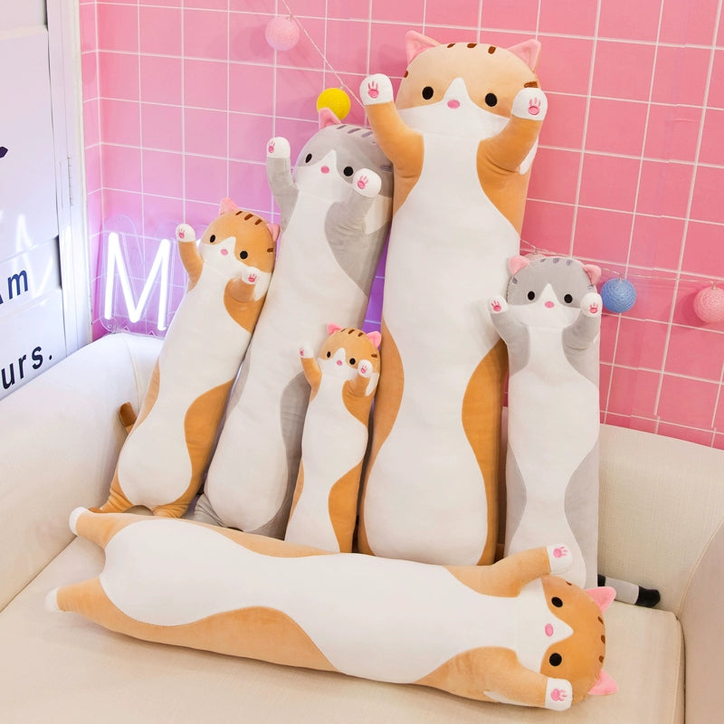 小猫枕头 长枕