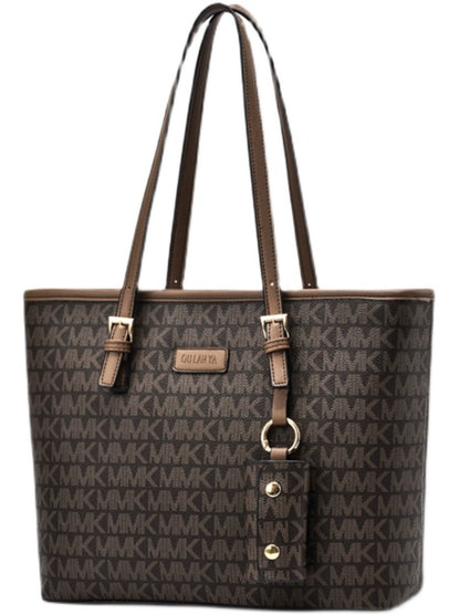 Bolso de hombro minimalista de gran capacidad para mujer