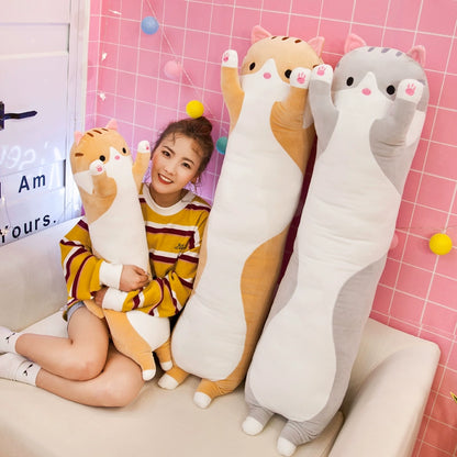 小猫枕头 长枕