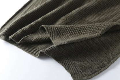 Vestido Bandage Suéter Dividido De Moda De Doble Cara Suéter Chaleco 