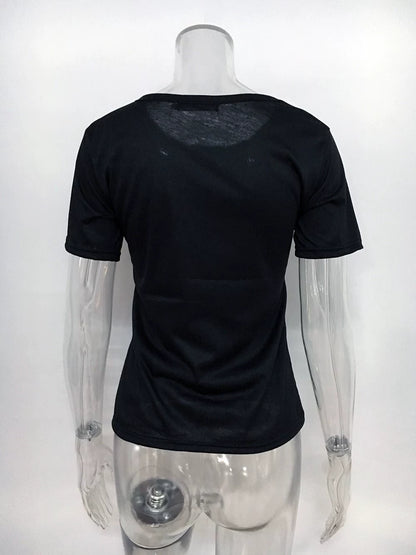 Camiseta informal de verano para mujer 
