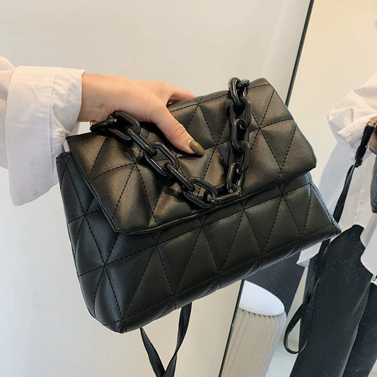 Diamond Plaid Tote Bag