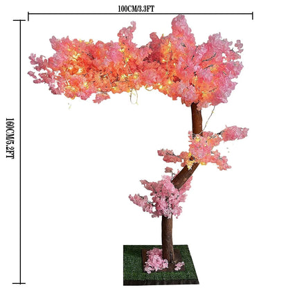 Artificial Cherry Blossom Tree Handmade Light Pink Tree