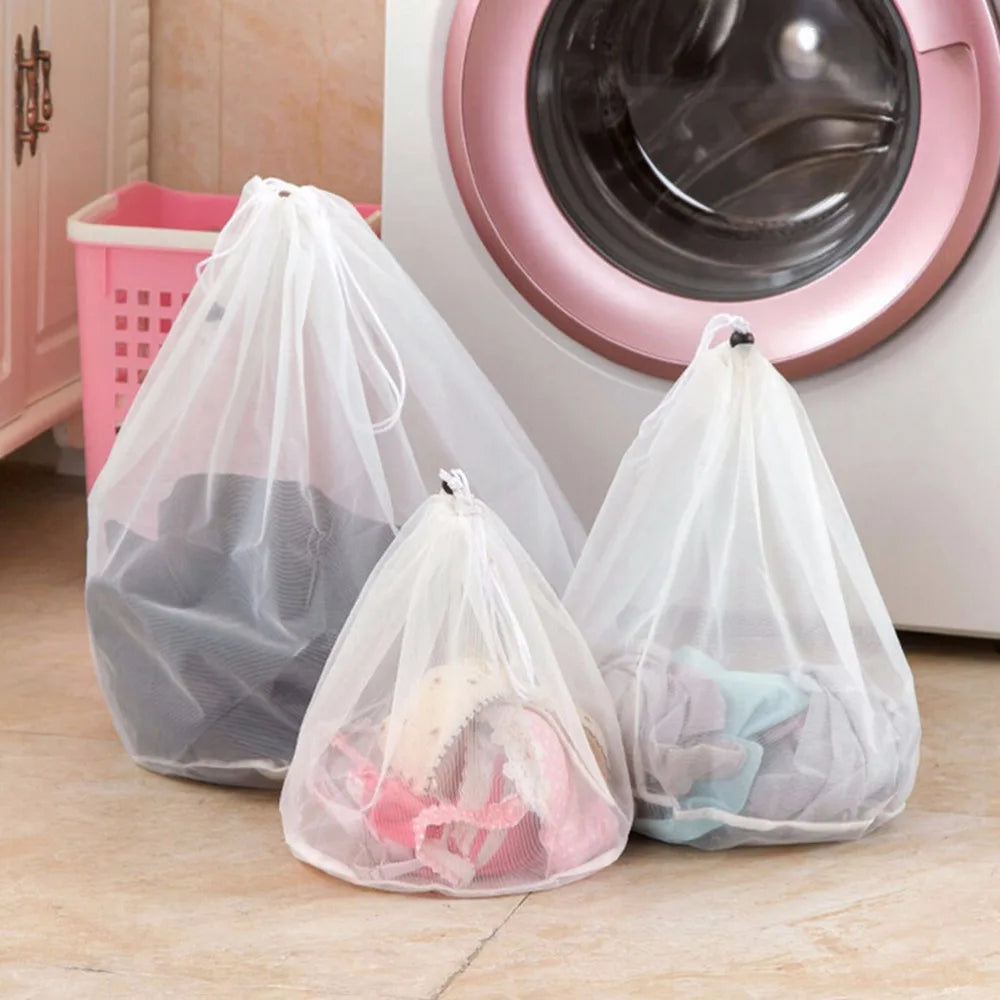 Drawstring Washing Laundry Bag (1pc)