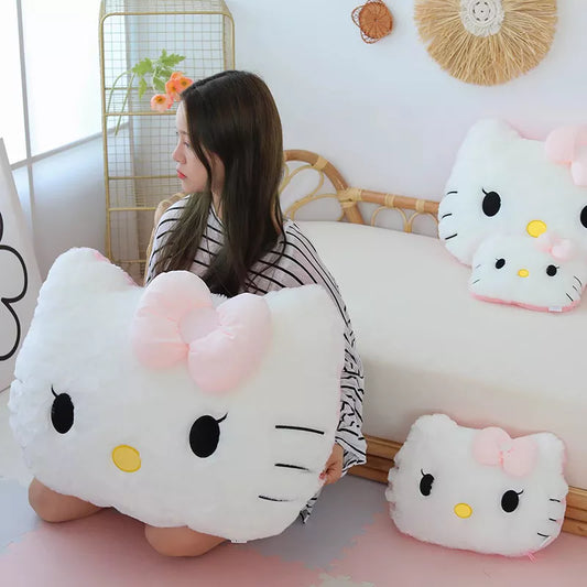 大号 Hello Kitty 毛绒头像及头饰/毛毯