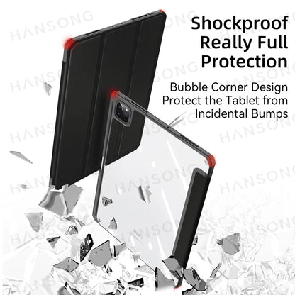 Funda de silicona y transparente para iPad