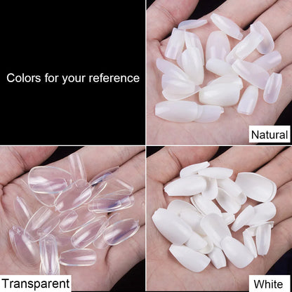 500 puntas de uñas postizas variadas.