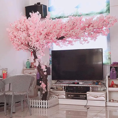 Artificial Cherry Blossom Tree Handmade Light Pink Tree