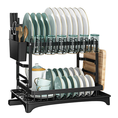 2 Tier Dish Drying Rack Set