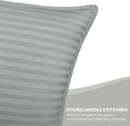 2pk King Size Bed Pillow (Gray)