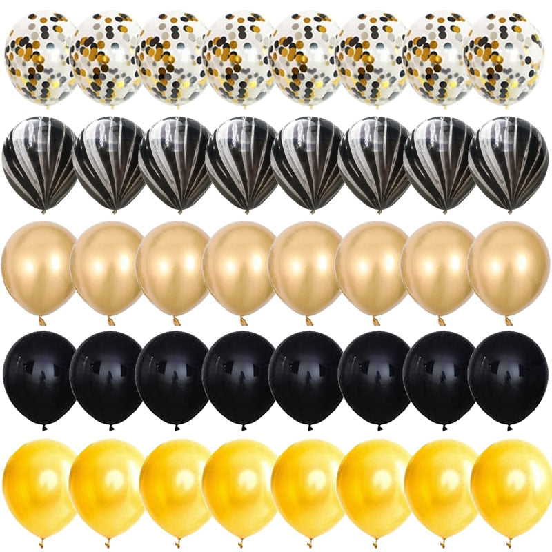 40 globos de látex confeti de 12 pulgadas.