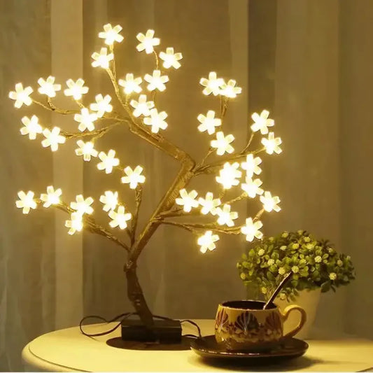 LED Artificial Cherry Blossom Tree Light