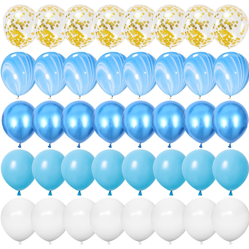 40 globos de látex confeti de 12 pulgadas.
