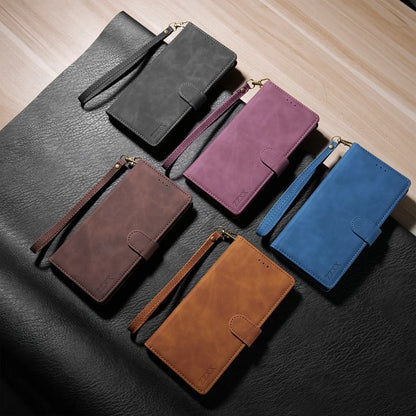 Funda de cuero con tapa magnética tipo billetera
