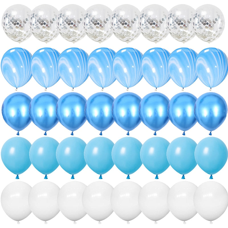 40 globos de látex confeti de 12 pulgadas.