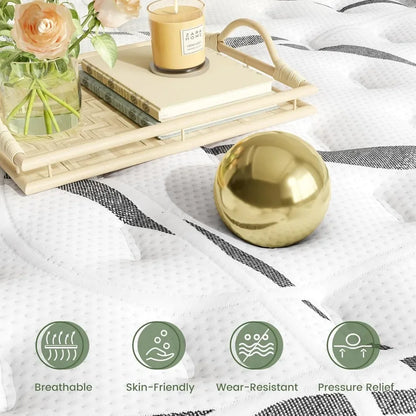 10in & 14in Memory Foam Hybrid Mattresses w/ Innerspring