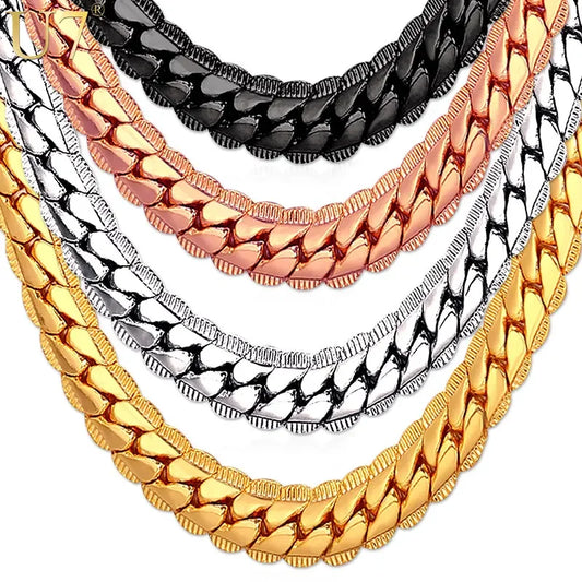 Chunky Snake Chain Necklaces
