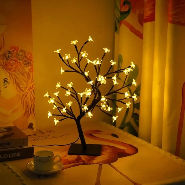 Luz LED para árbol de cerezo artificial
