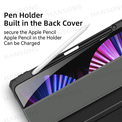 Funda de silicona y transparente para iPad