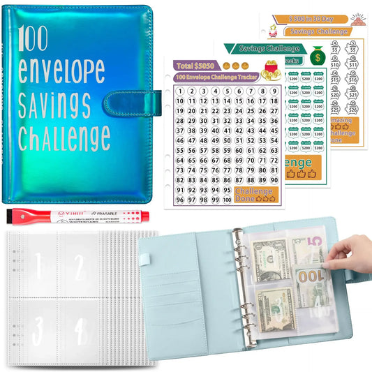 A5 Envelope Challenge Binders (Sets and Separates) [Shiny Colors]